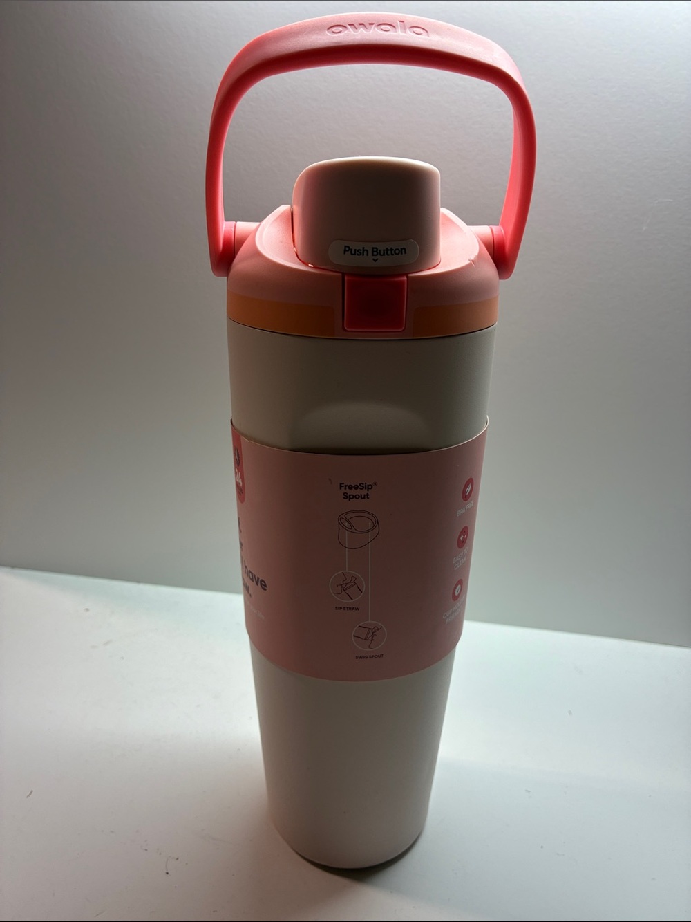 Owala Water Bottle with Built-in Straw 30oz Free Sip NEW